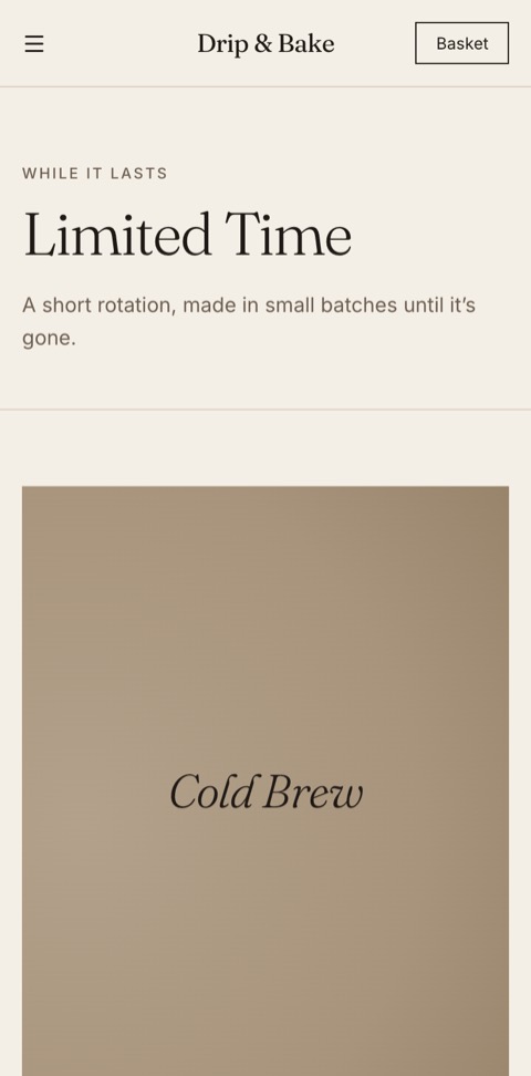 The limited-time page